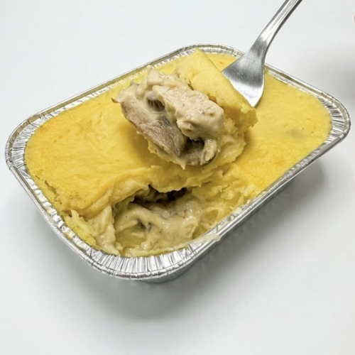 Запеканка картофельная с курицей и грибами